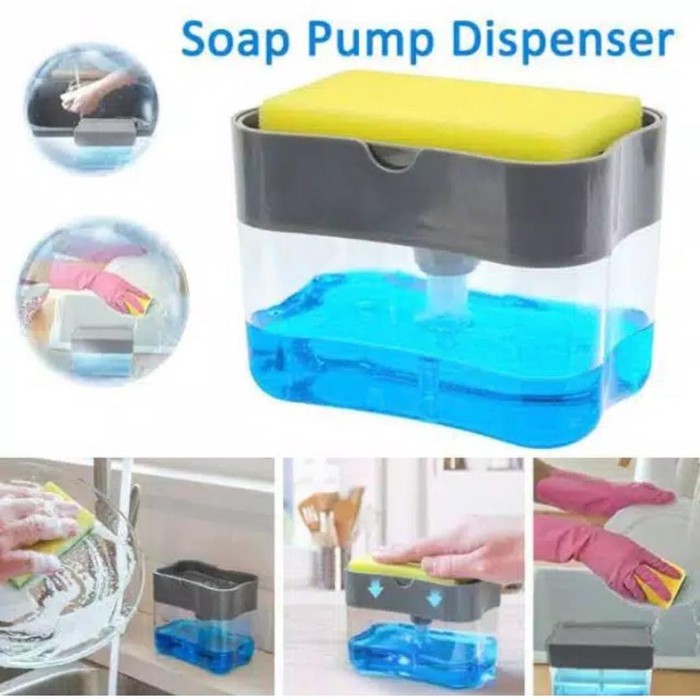 BABEE - DISPENSER SABUN / HOLDER SPONS CUCI PIRING / SPONGE HOLDER (FREE SPONS)