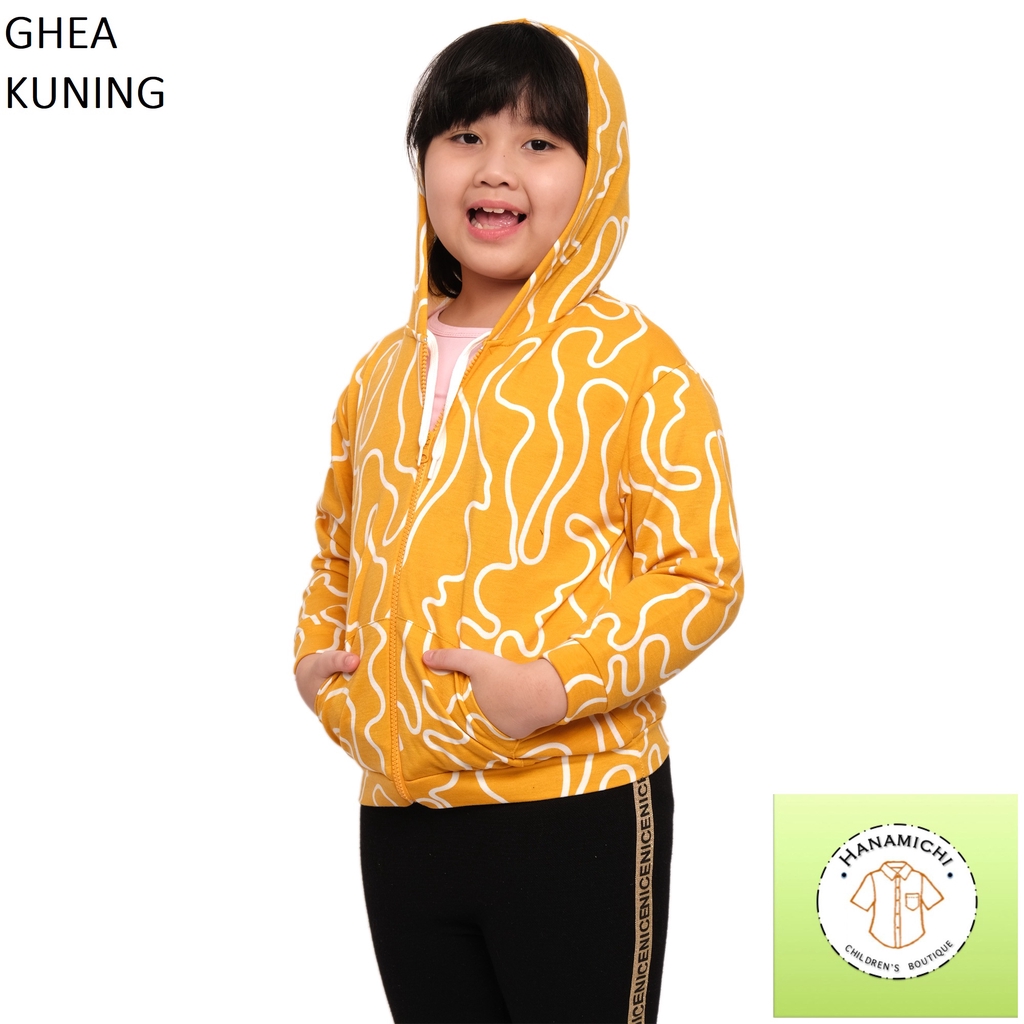 Hanamichi GHEA Hoodie Anak Lengan Panjang Bermotif