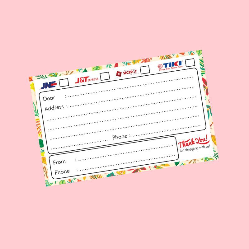 

STIKER PENGIRIMAN / STIKER PENGIRIMAN ONLINE SHOP / STIKER PENGIRIMAN MURAH / STIKER OLSHOP