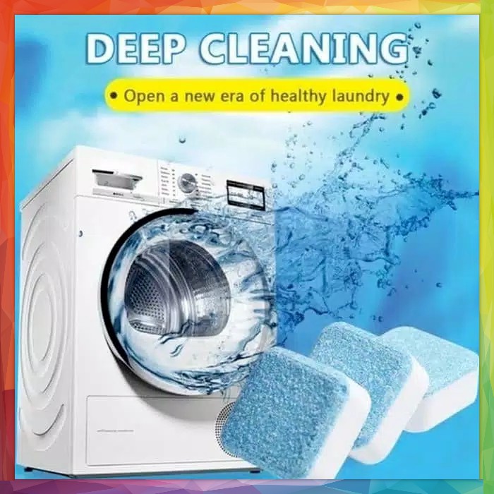 Tablet Pembersih Mesin Cuci / Deep Cleaning Washing / Penghilang Bau