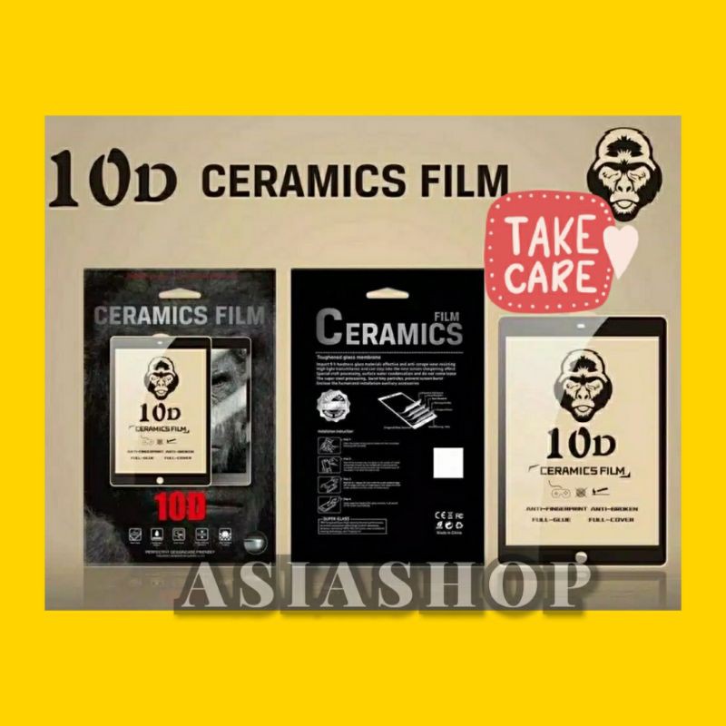 Tempered Matte Ceramic Anti Pecah SAMSUNG TAB S6 lite T295 A7 LITE anti gores