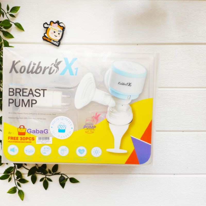 Gabag Kolibri X1 Breast Pump Pompa ASI Elektrik Single Pump