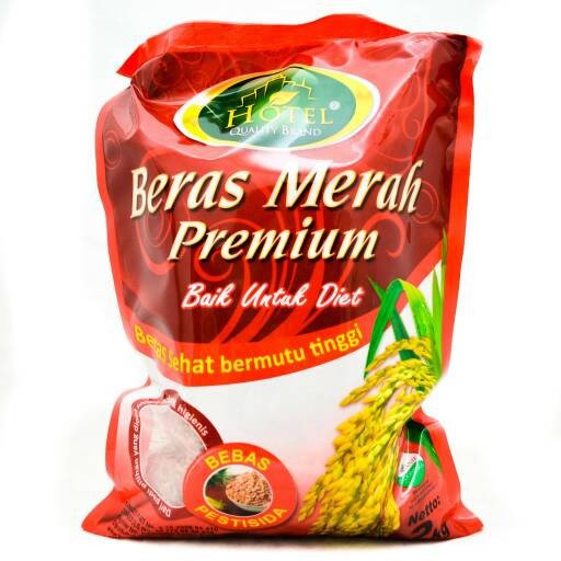 Beras Merah Organic Premium - 2 KG