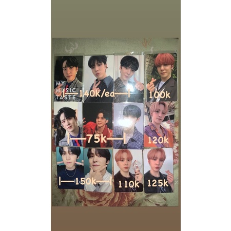 WTS PHOTOCARD ATEEZ YUNHO