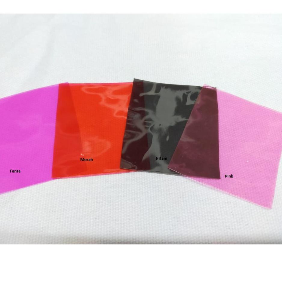 

Terbaik! Mika Warna 0.40 meteran-Bahan Tas atau transparan ~