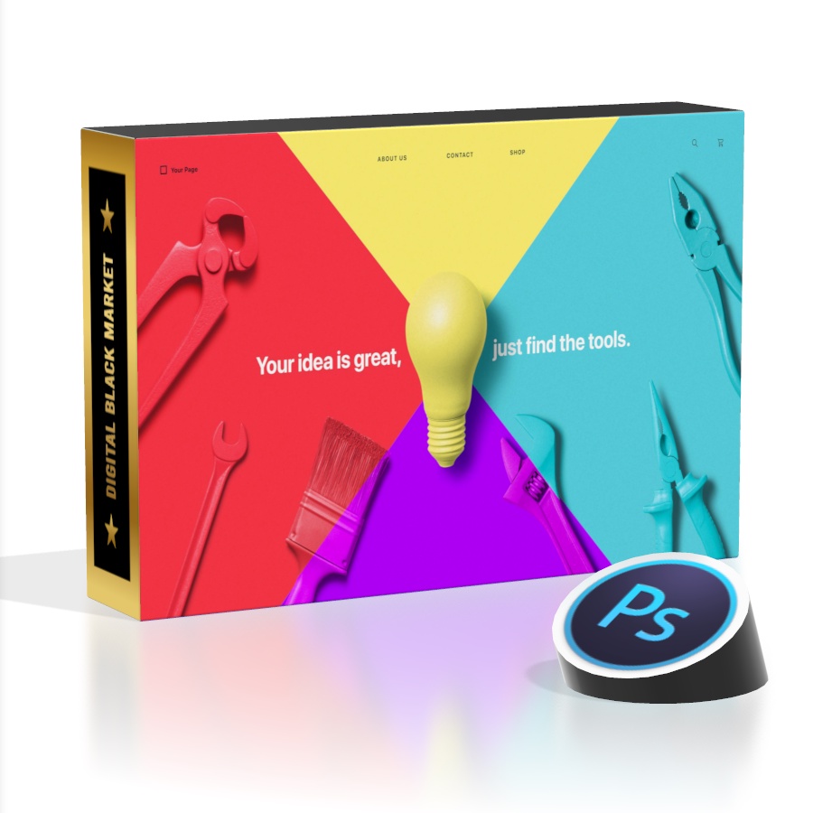 Unicolor Mockup Pack 2 - Photoshop