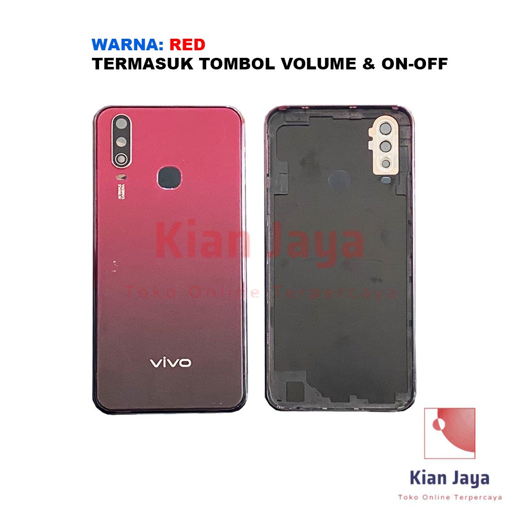 Backdoor Vivo Y12 Y15 Back Cover Tutup Belakang Baterai Cassing Casing Backcase Original