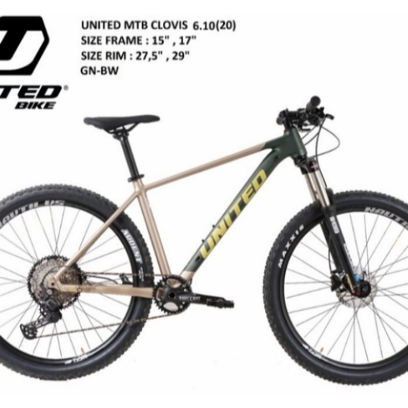 Sepeda Gunung / MTB 27.5 United Clovis 6.10