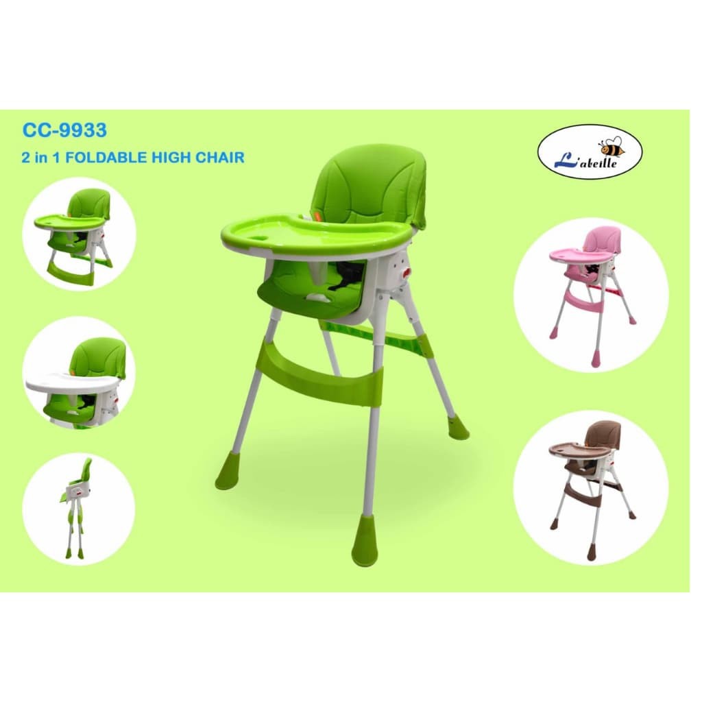 Adora Bbs Kursi Makan High Chair Labeille 2in1 Foldable Cc9933