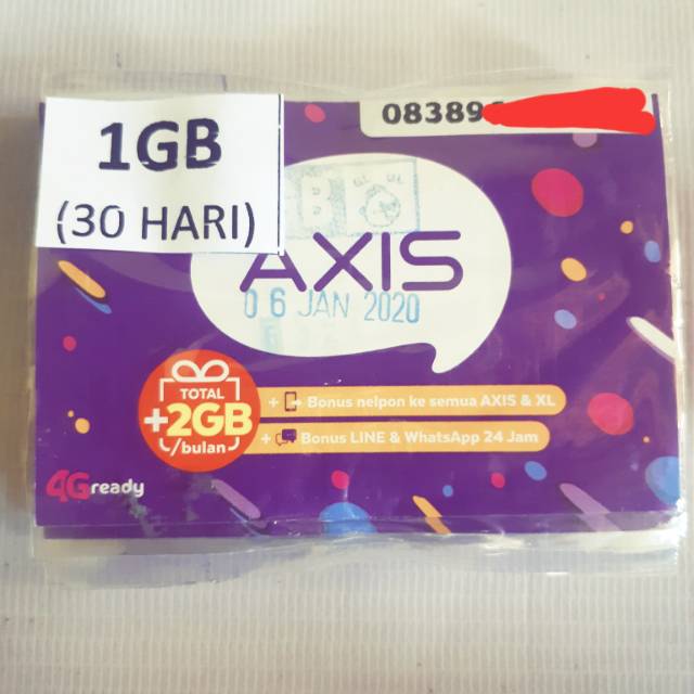 Kartu kuota axis 1GB