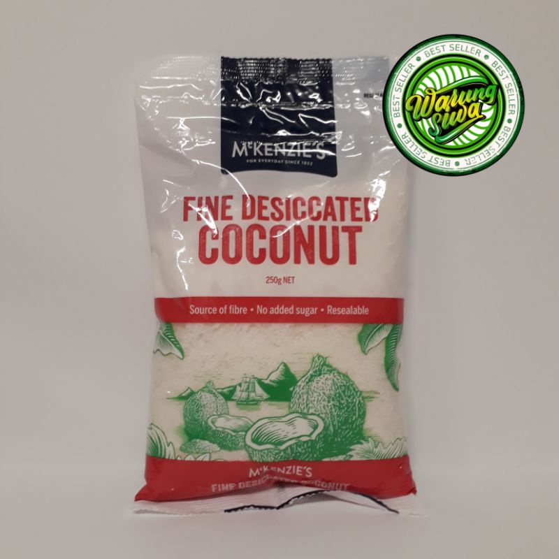 

mc kenzie's kenzie fine desiccated coconut 250gr