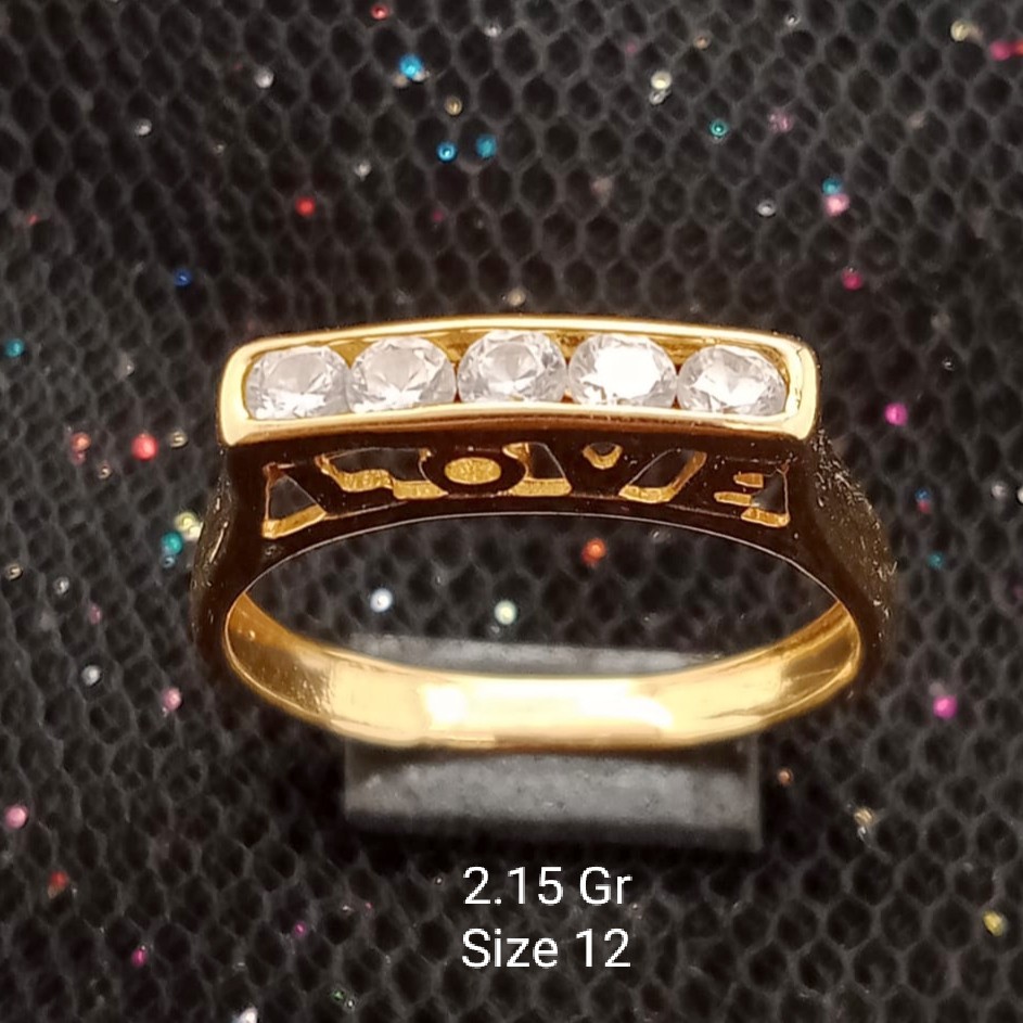 Cincin Emas 17K - 2.15 Gr Kadar 750 - 1784