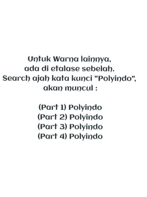 (Part 2) Benang Rajut Poly Indo / Polyindo / Poli Indo / Poli Kilap Polos 100gram