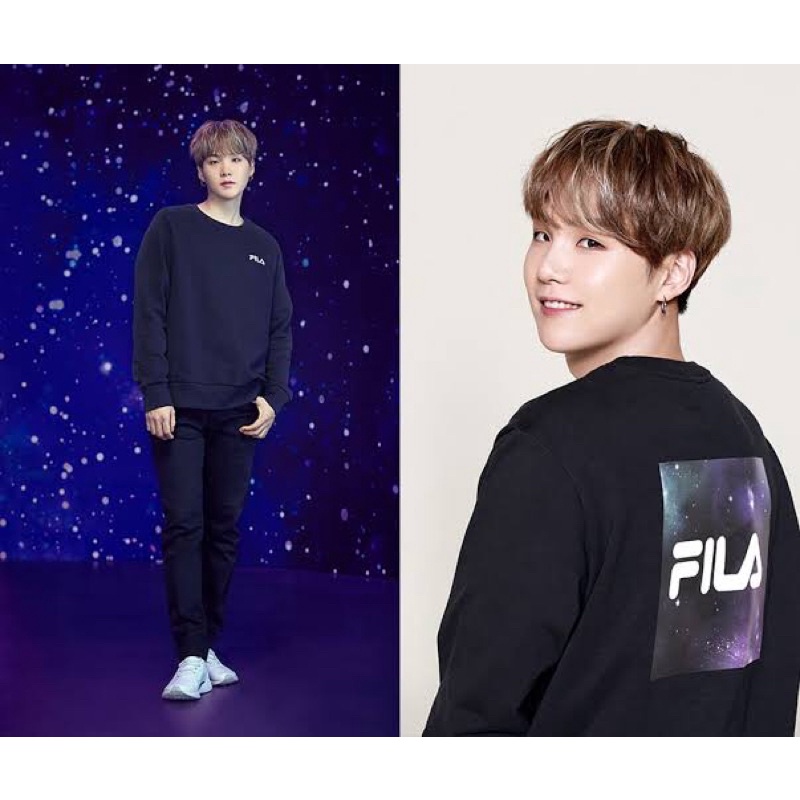 OFFICIAL FILA X BTS VOYAGER COLLECTION SWEATSHIRT SUGA