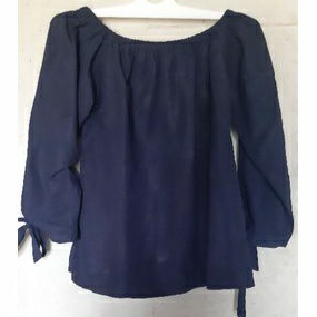 Blouse Navy (Preloved)
