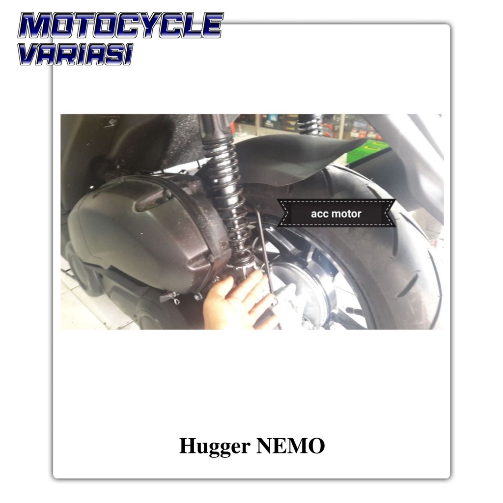 Hugger Spakbor kolong aerox 155 Lexi NEMO