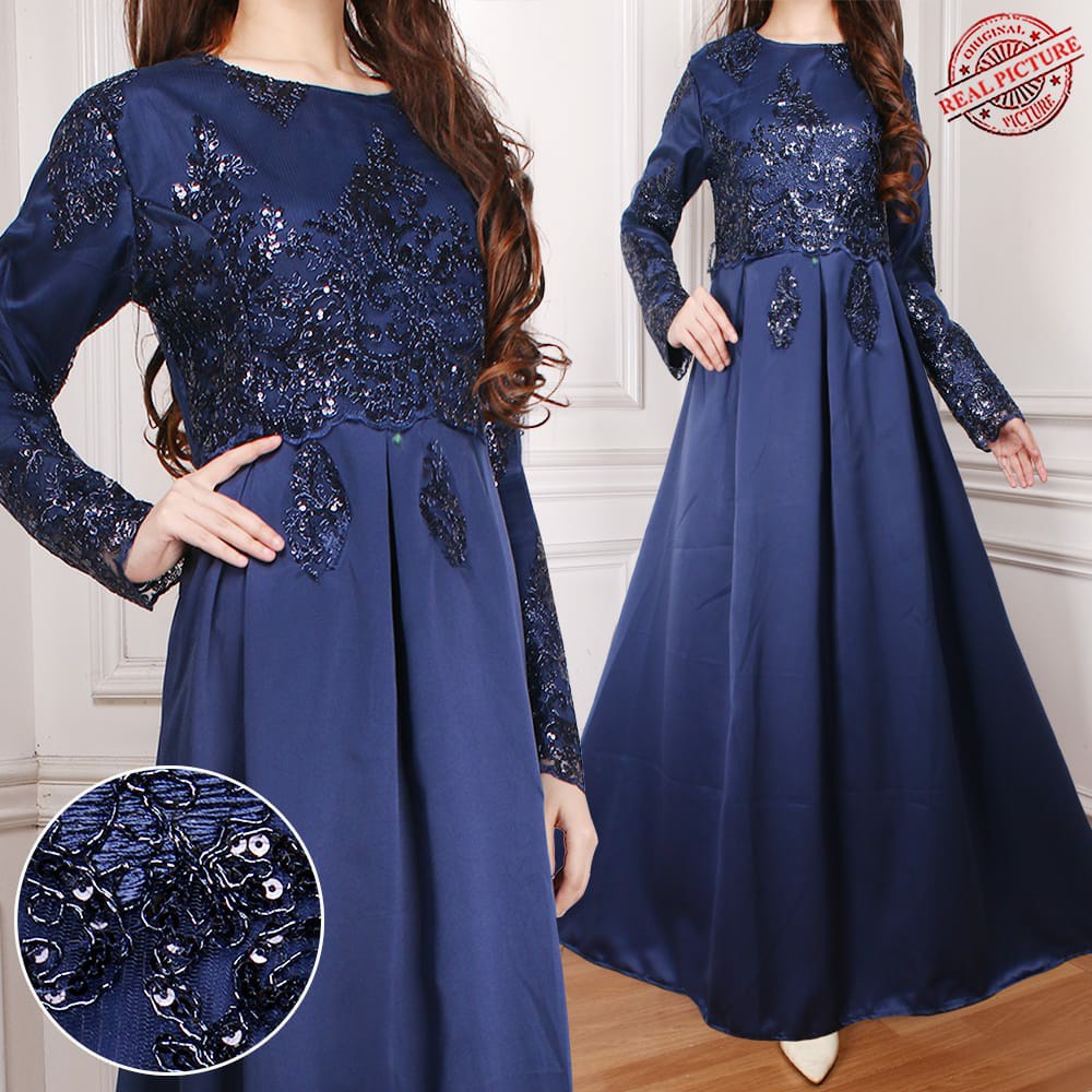 HOPYLOVY - Gamis Maxi Dress Arabia