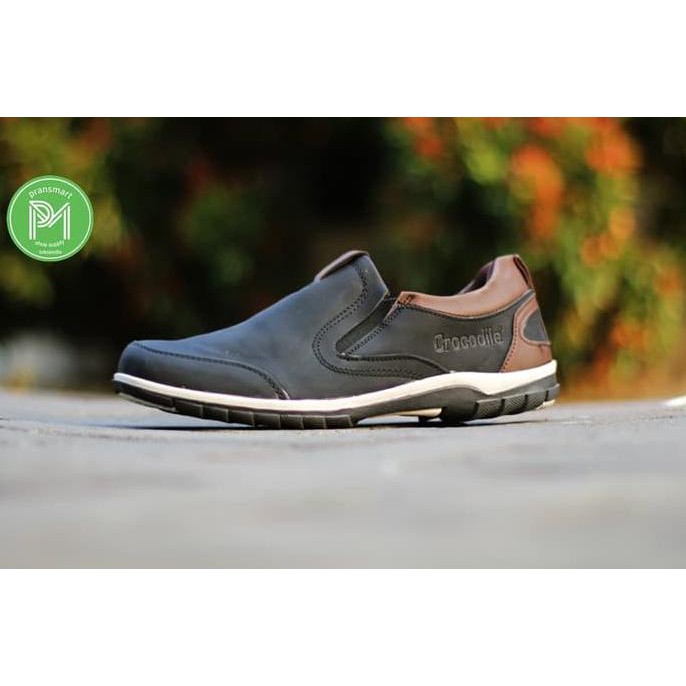 Sepatu Slop Casual Pria Santai Kerja Kuliah Crocodile Cityzen