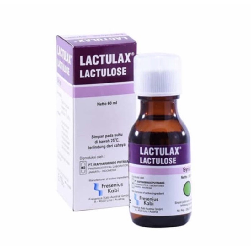 Lactulax sirup 60 ml ( membantu melancarkan buang air besar )