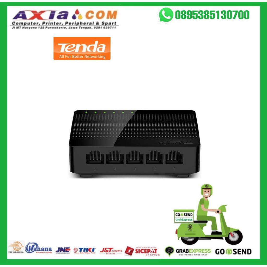 Tenda Switch Hub 5 Port SG105 Gigabit Desktop Ethernet Switch 5Port