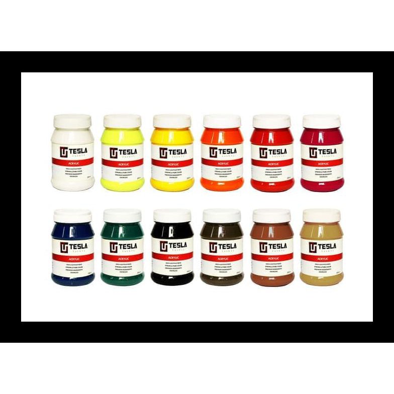 

UPDATE TESLA ACRYLIC PAINT / CAT AKRILIK - 250 ML PERALATAN MELUKIS MURAH TERUPDATE