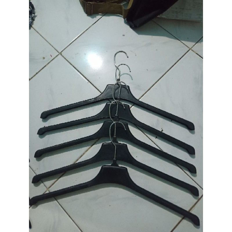Hanger gantungan baju dewasa kaos jas gamis butik distro mall tebal awet