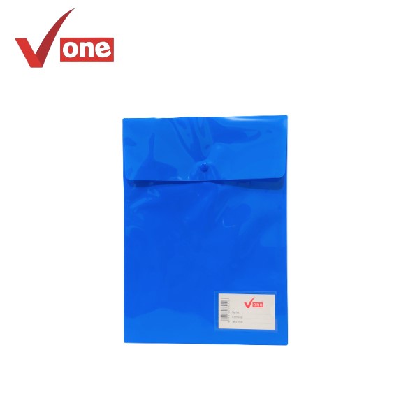 V One Map Plastik Tegak + Name Tag Folio Per Pcs