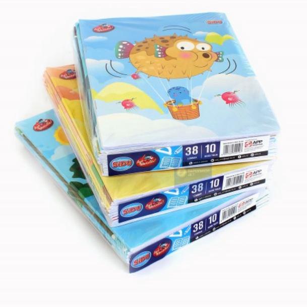 

Segera Miliki BUKU TULIS SIDU 38 LEMBAR / BUKU TULIS SEKOLAH ( 1 PACK ISI 10Pcs )'