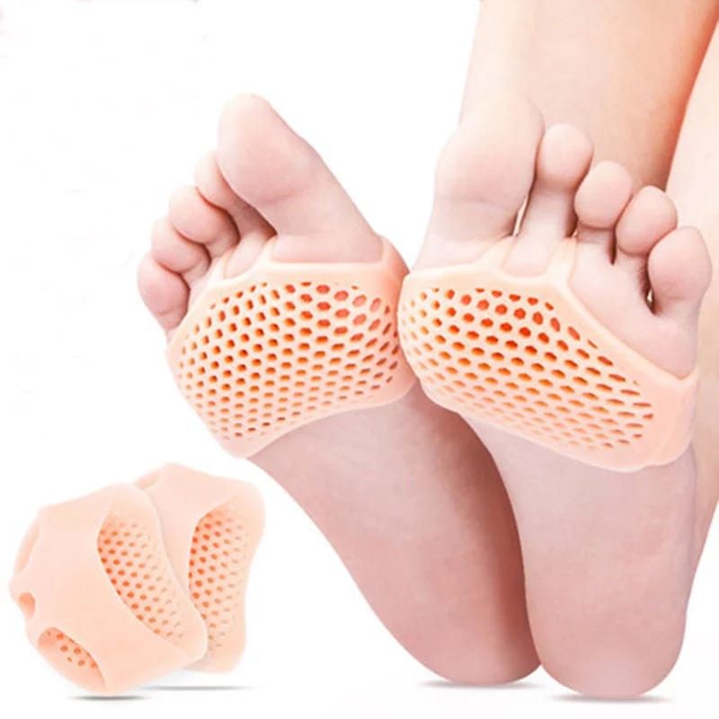 1 PASANG INSOLE SILICONE JEPIT ANTI SLIP / BANTALAN KAKI DEPAN SILIKON / BANTALAN KAKI CEGAH KAPALAN