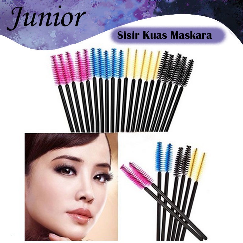 Sisir Kuas Maskara Spoolie Brush Mascara Wand Sikat Eyelash Extention Bulu Mata