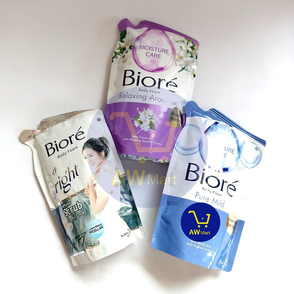 BIORE BODY FOAM SABUN MANDI 220ML / 250ML  MOISTURE CARE - ALL VARIAN