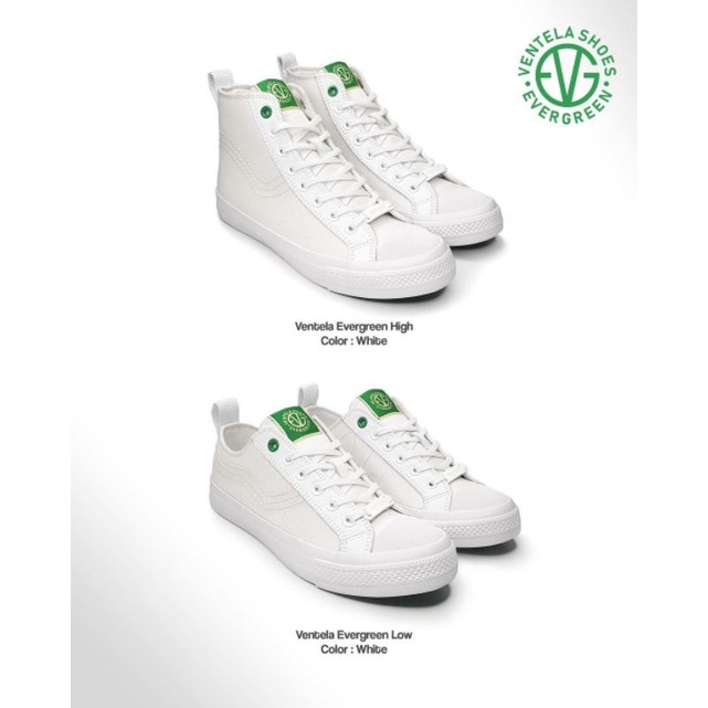 VENTELA EVERGREEN BLACK WHITE ALWHITE ORIGINAL di