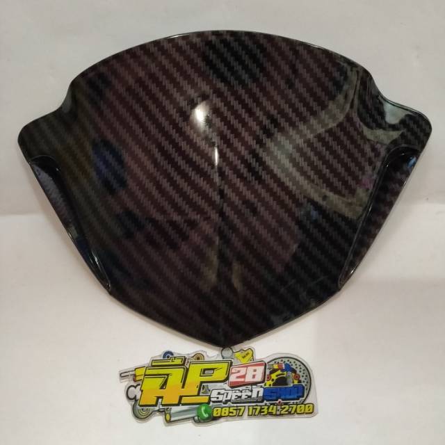 VISOR KARBON BEAT KARBU DAN MIO GEAR 125 PLUS DOUBLE TAPE / VISOR MIO GEAR 125 DAN BEAT CARBURATOR FREE DOUBLE TAPE/ WINDSHIELD BEAT KARBURATOR DAN MIO GEAR 125 FREE DOUBLE TAPE