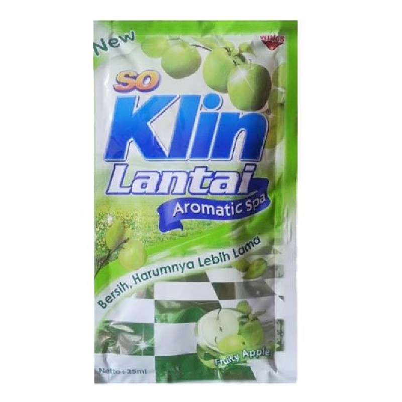 So Klin Lantai Aromatic Apple 1 Renceng 12 x 25ml