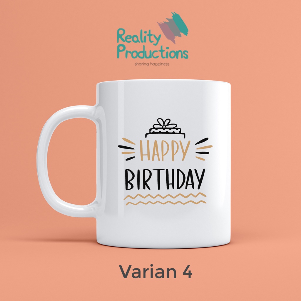 Mug Happy Birthday untuk Kado atau Hadiah Ulang Tahun