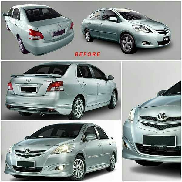 body kit trd vios 2007-2011