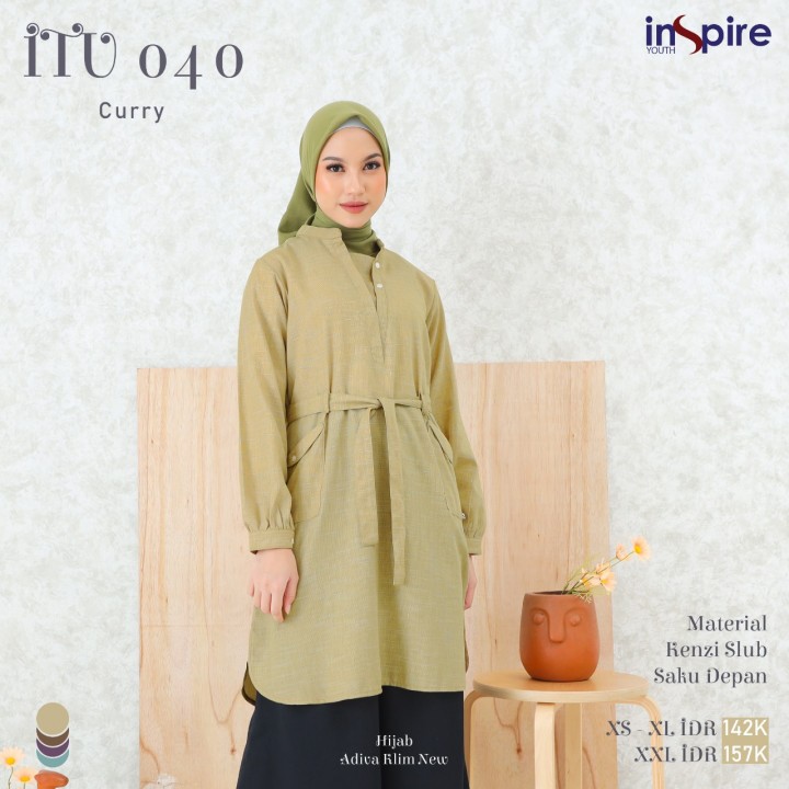 BISA COD - TUNIK ATASAN ITU 040 BY INSPIRE  TUNIK INSPIRE FASHION MUSLIM