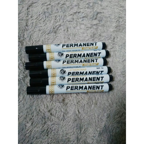 

Spidol permanen montana MP 12 hitam