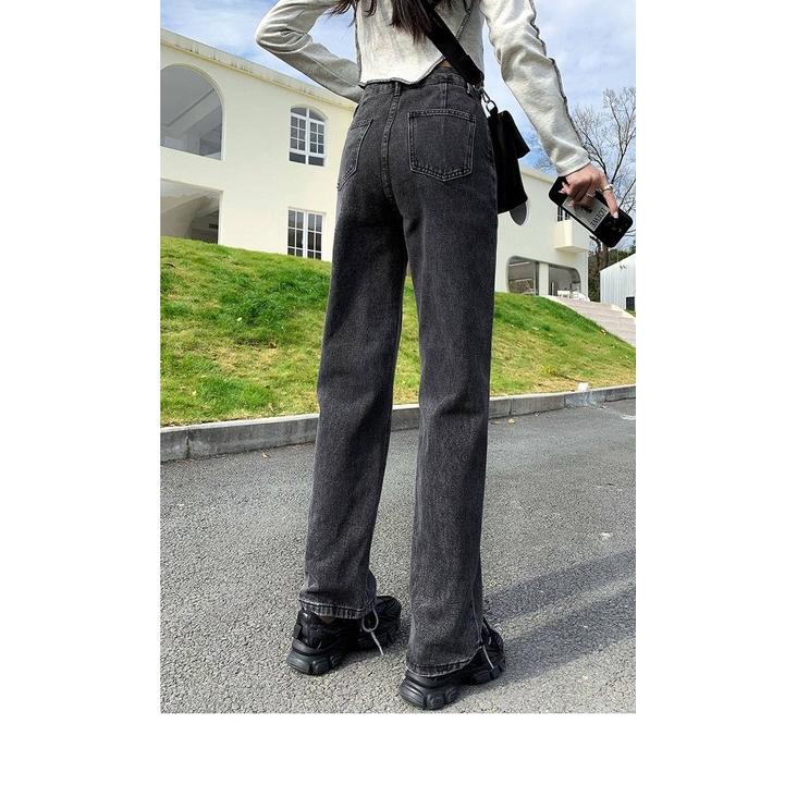 (nngv-28) BEARYJEANS Celana Jeans Wanita Jeans Kulot Highwaist Jeans Celana Panjang Jeans - BJ001 JJ