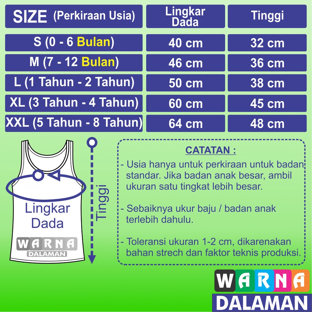 4 Pcs Singlet Putih Anak Perempuan Dan Laki-Laki Kaos Dalam Anak WARNA DALAMAN Motif Jala