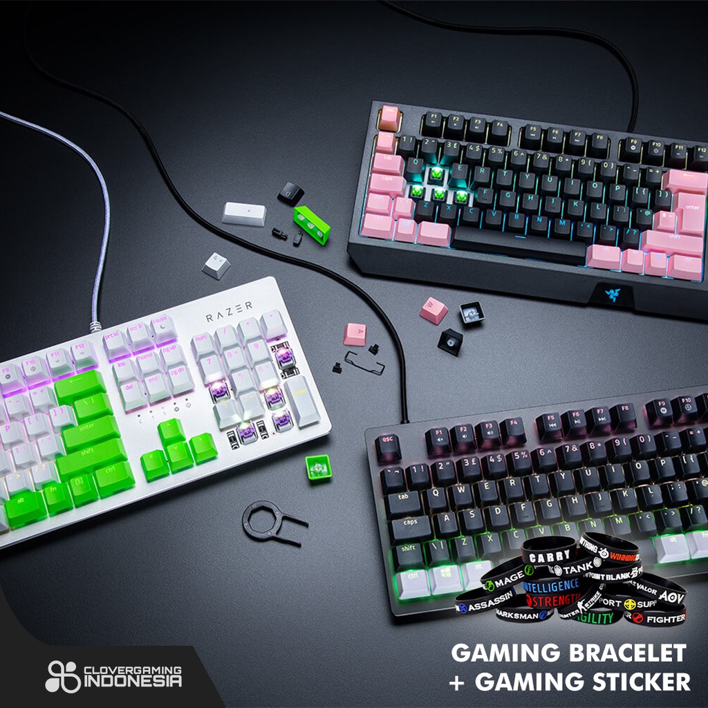 Razer PBT Keycaps Upgrade Set - Keycaps Mechanical Gaming Keyboard