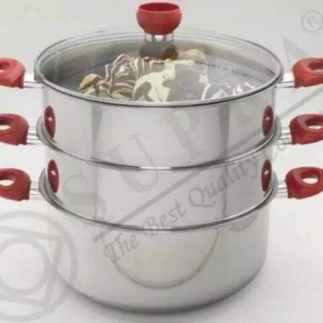 Panci steamer susun 3