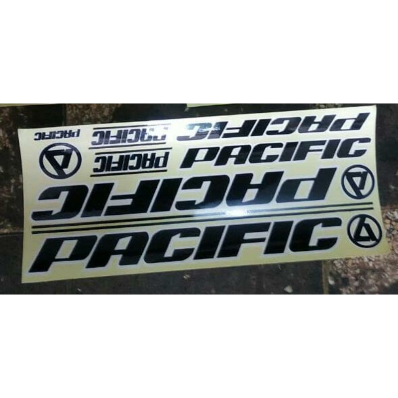 Sticker Sepeda PACIFIC MTB BMX 1 pcs