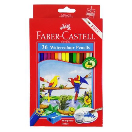 

Faber-Castell Fbr PW36L 36 Watercolour Pencils Colour Pencils Pensil warna