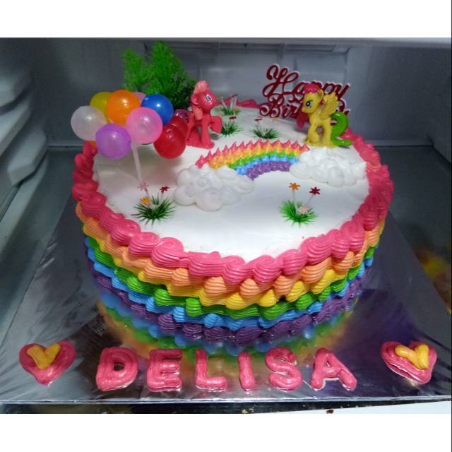

Cake litle pony rainbow