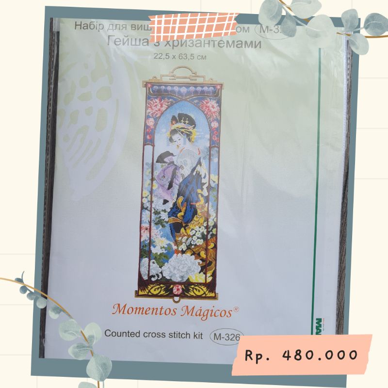 Cross Stitch Kit Kristik Kimono Woman M326