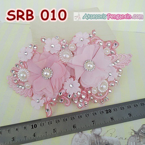 [SIAP KIRIM] HEADPIECE PERNIKAHAN AKSESORIS BRIDAL WEDDING SIRKAM PINK SRB010