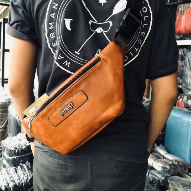 Tas slempang tas pinggang tas kulit tas murah tas jeep tas