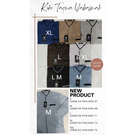Baju Koko Yabasmah / Baju Taqwa YABASMAH