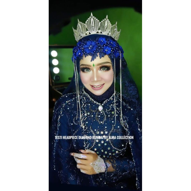 (COD) Headpiece hiasan kepala hiasan hijab pengantin